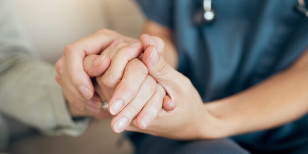 Medical professional examining accident victim - Commercial truck accident lawyer